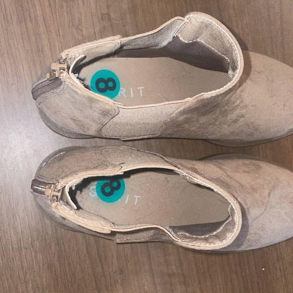 ESPRIT Tan Suede-Like Booties - Picture 4 of 4